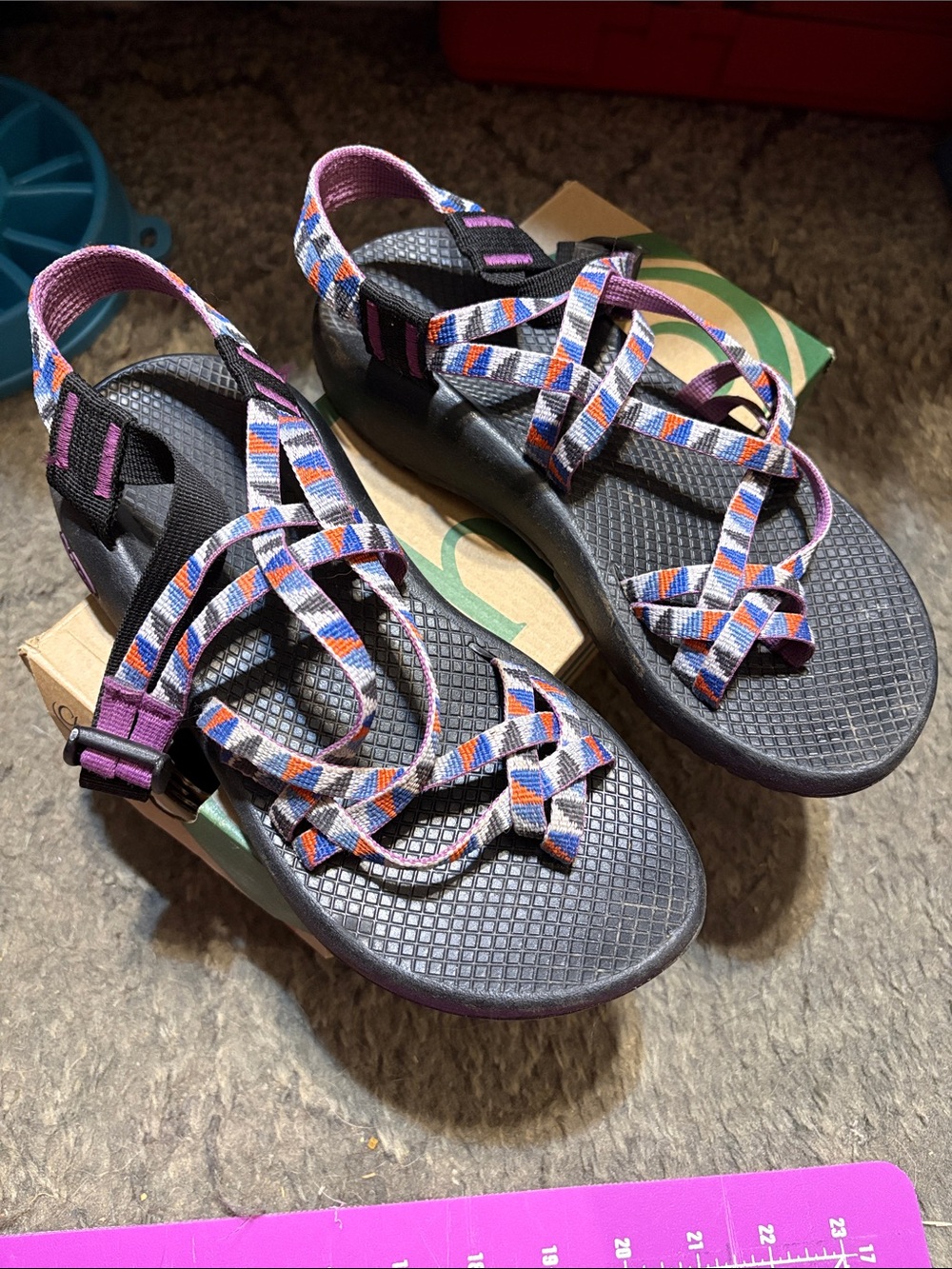 Women’s Camper Purple Chaco’s Strappy Outdoor Sandals